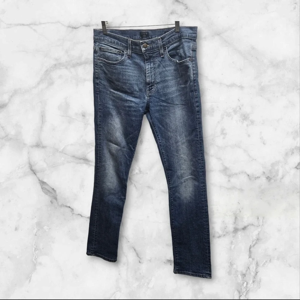 J. Crew Factory Flex Straight Jeans W32 L32‎ 32x32